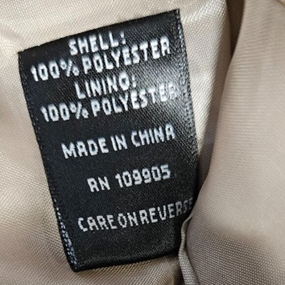 Sioni Beige Fuzzy Soft Blazer Jacket Large Long Sleeve Lined Boho Chic Comfy - Picture 11 of 12